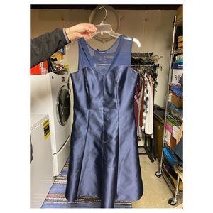 Navy blue bridesmaid dress. Size 14, worn once
